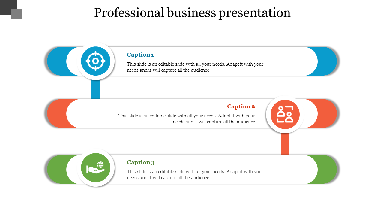 Simple Professional Business Presentation Template
